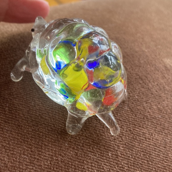 Millefiori glass turtle for terrariums or to collect - Picture 6 of 8